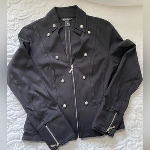 White House Black Market Black Jacket, Size 8